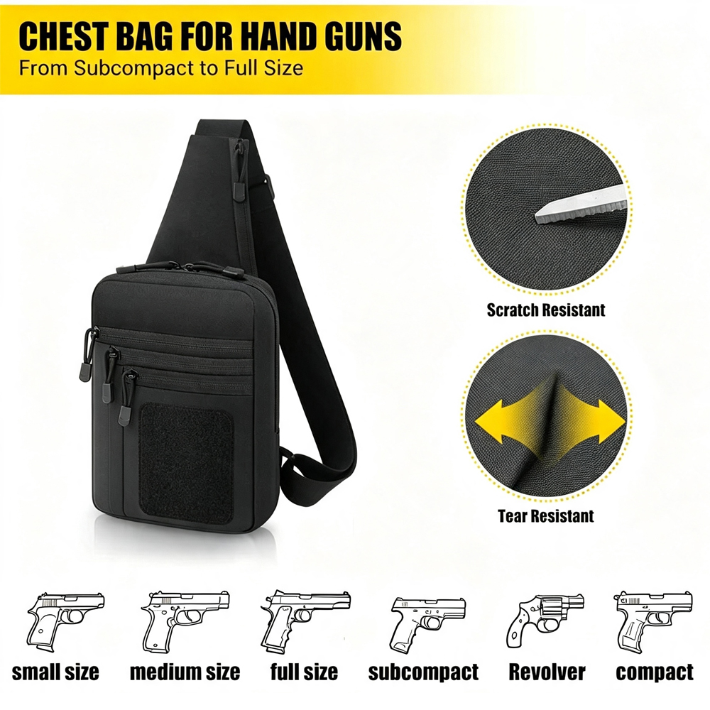 Concealed Carry Chest Gun Bag  - огляд і ціна Edc Concealed Carry Holster
