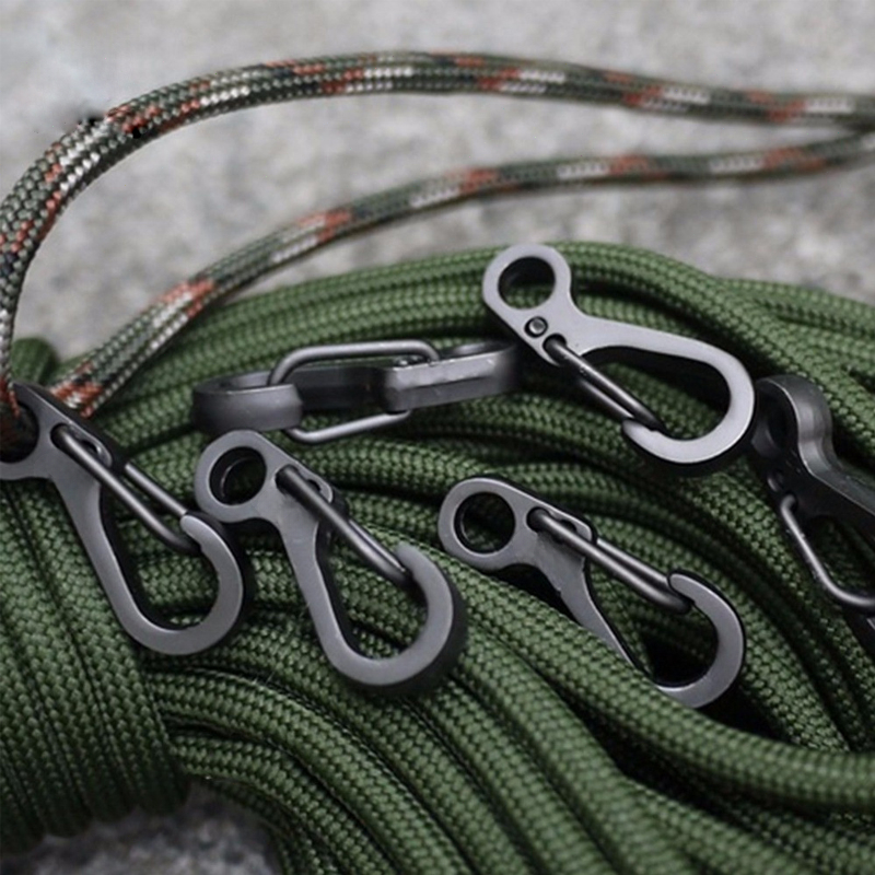 10Pcs/lot Mini Carabiner Parac - огляд і ціна Edc Carry Kit