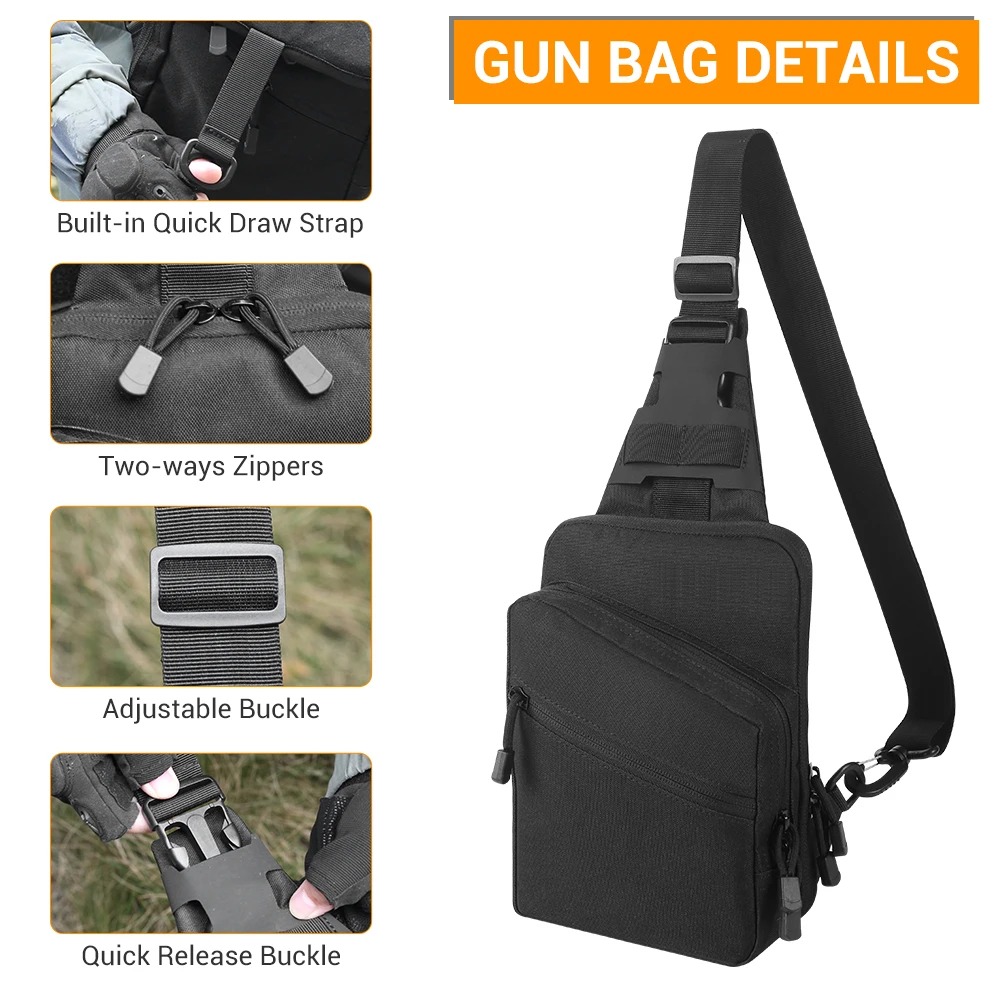 Tactical Pistol Gun Bag Concea - огляд і ціна Edc Concealed Carry Holster